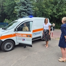 Zakupiliśmy samochód do szybszego transportu krwi