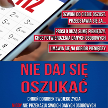 Seniorze! Bądź sprytniejszy od oszustów!