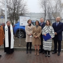 Oficjalne otwarcie parkingu w Samodzielnym Szpitalu Wojewódzkim im. Mikołaja Kopernika w Piotrkowie Trybunalskim