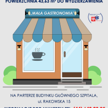 Powierzchnia do wynajęcia pod działalność gastronomiczną 