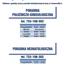 Poradnie ginekologiczno-położnicza i neonatologiczna – RUSZYŁY!