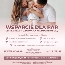 Wsparcie dla par z niezdiagnozowaną niepłodnością